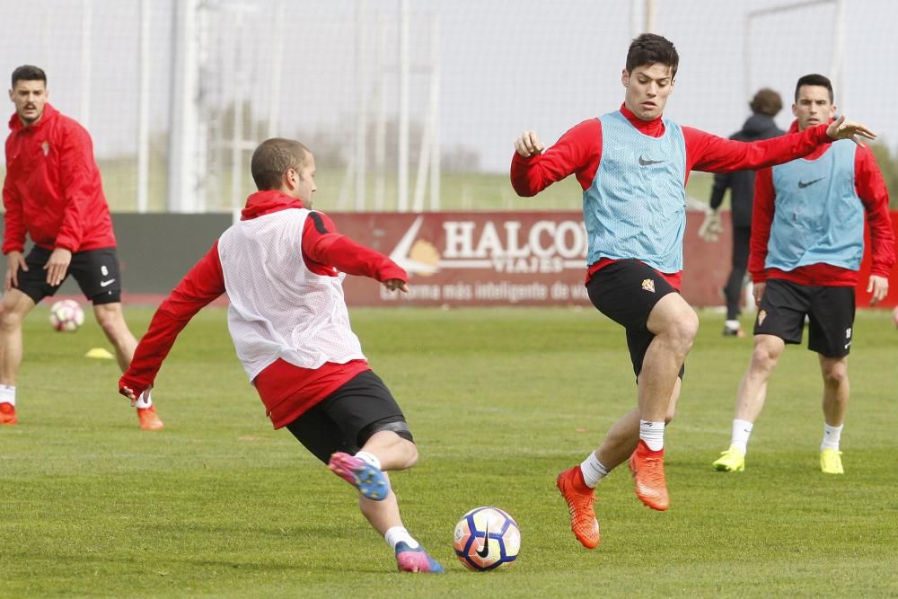 Entrenamiento del Sporting