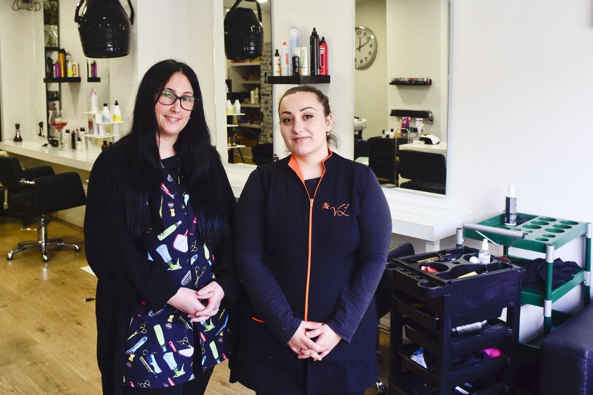 Tania Pardo y Débora Varela, de VL Estilistas en la Sagrada Familia