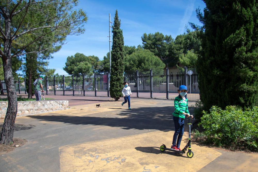 Die Parks in Palma de Mallorca sind wieder geöffnet