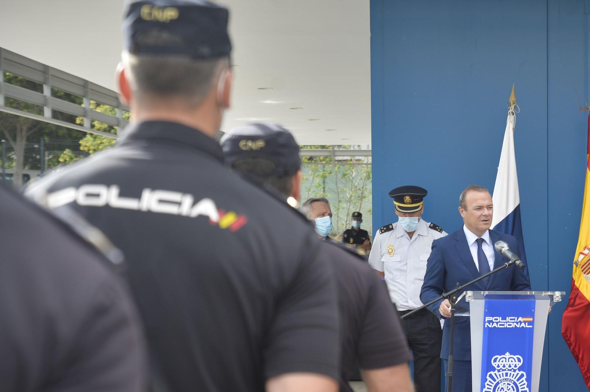 Inauguración de la comisaría de Distrito Centro de la Policía Nacional en Las Palmas