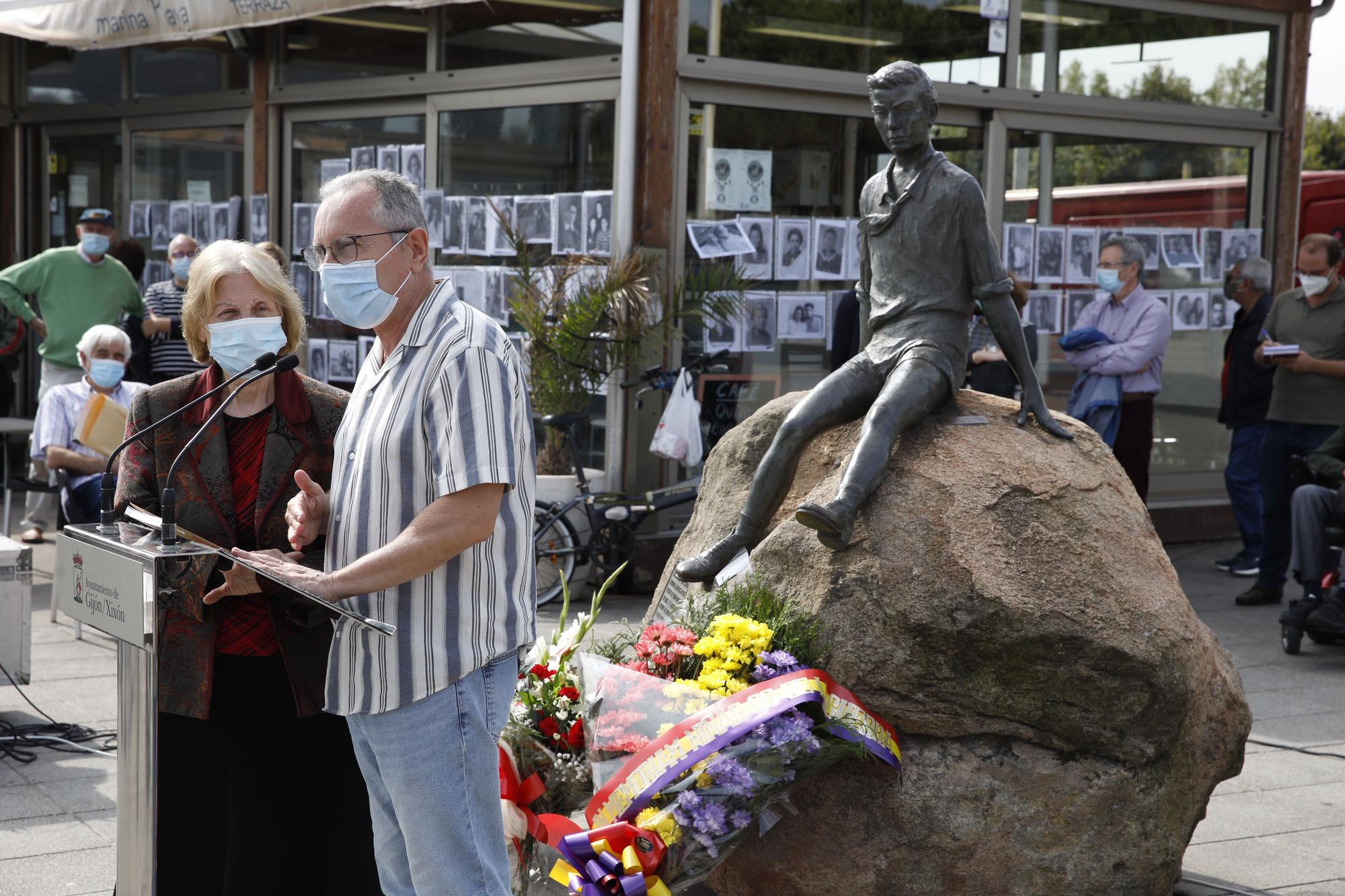 Homenaje a los niños y niñas de la guerra en El Arbeyal