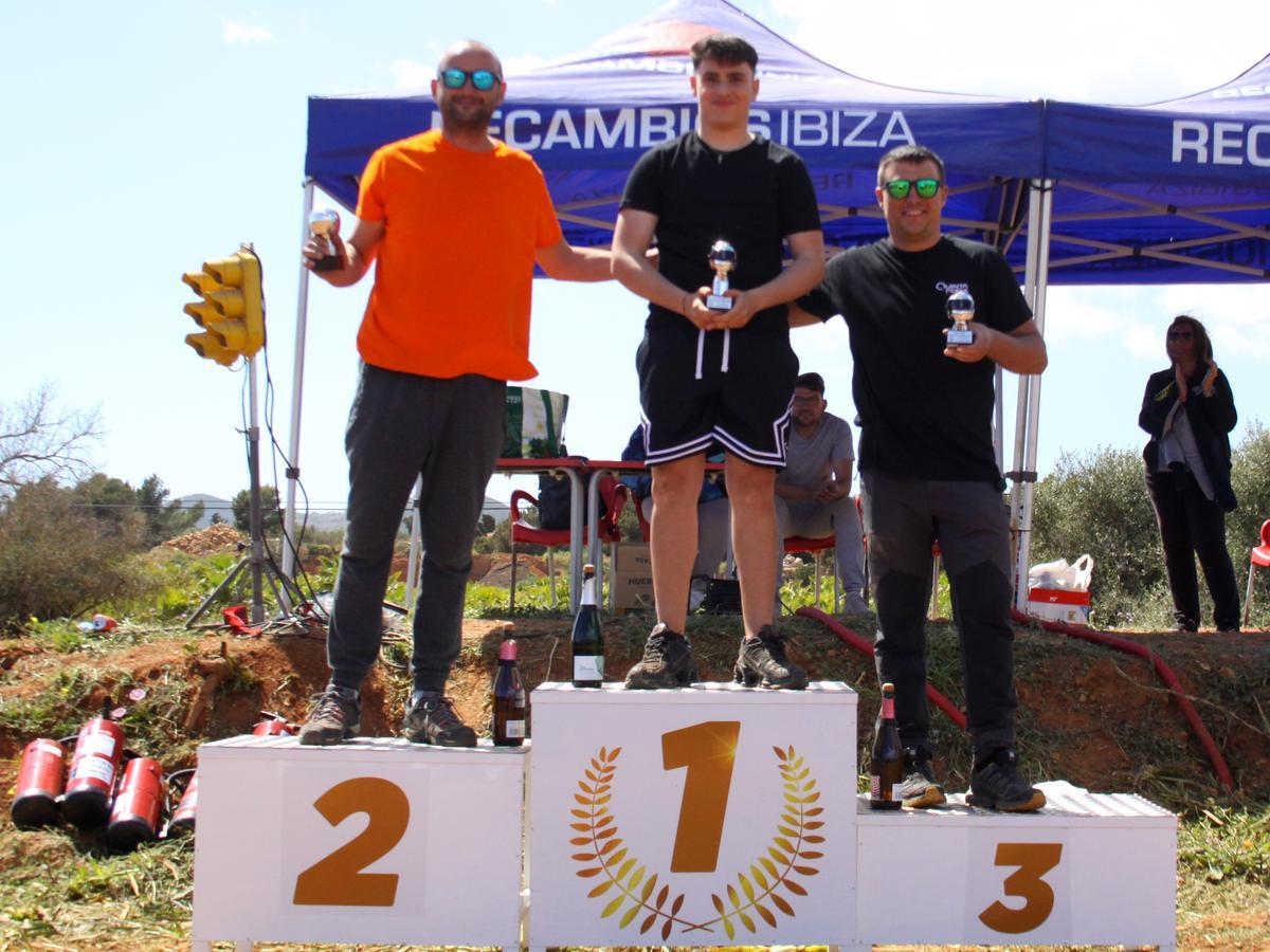 Podio Car Cross, Autocross, Campeonato de Baleares, tercera prueba en Eivissa (Ibiza)