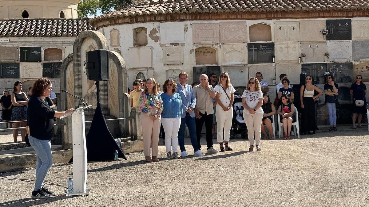 Acto de presentación del inicio de las excavaciones de las fosas en Xàtiva.