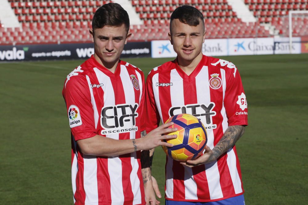 El Girona presenta Maffeo i Angeliño