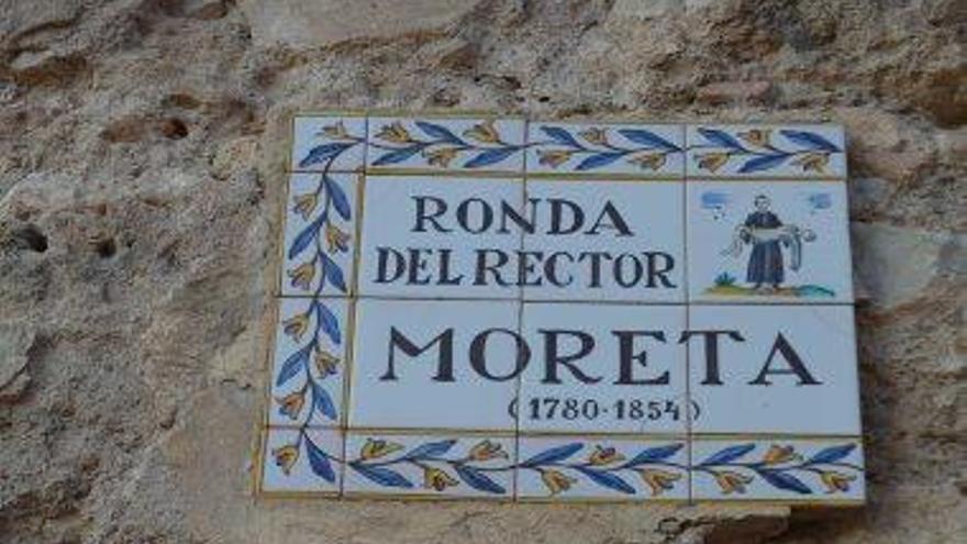 Placa de la Ronda Moreta