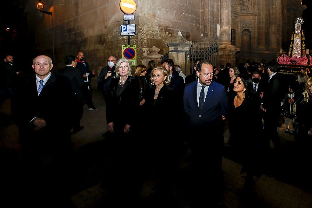 Semana Santa de Lorca 2022: Virgen de la Soledad del Paso Negro, iglesia y procesión