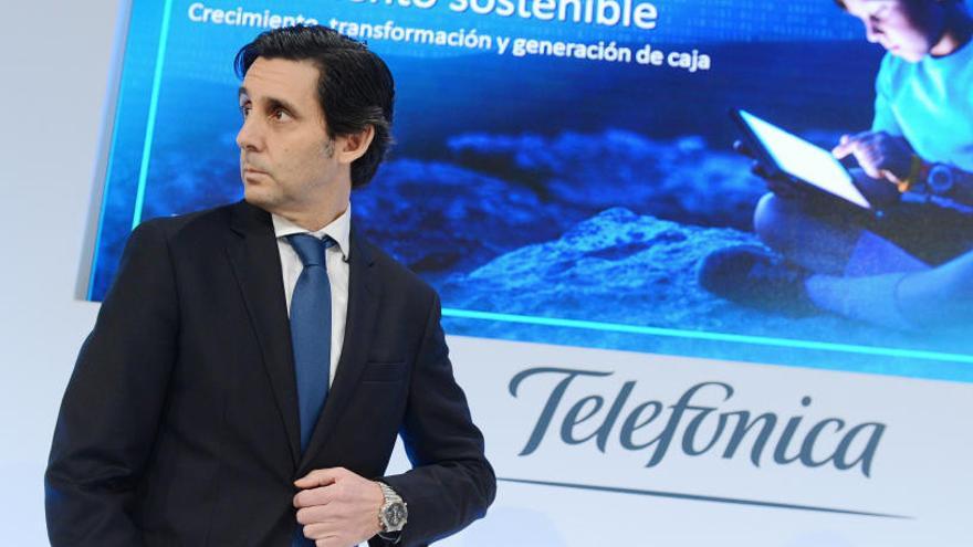 Telefónica gana 1.739 millones en el primer semestre, un 8,6% más