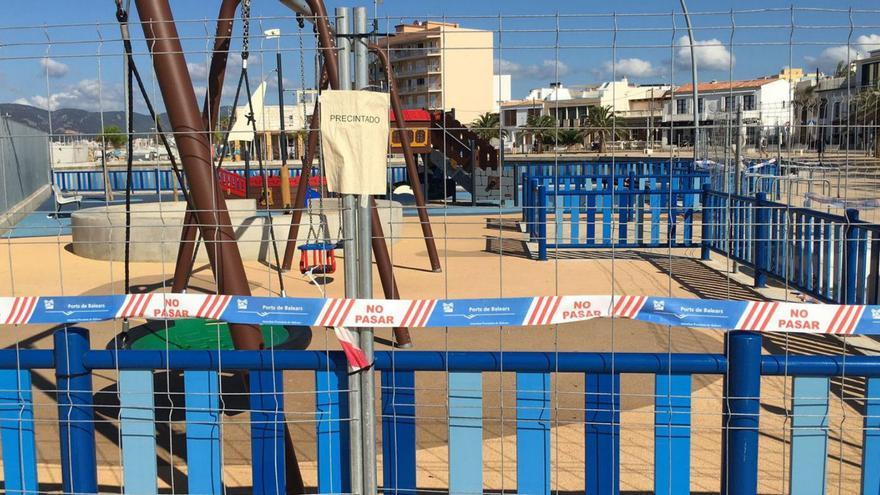 Cierran el parque del Port del Molinar por deficiencias en la estructura