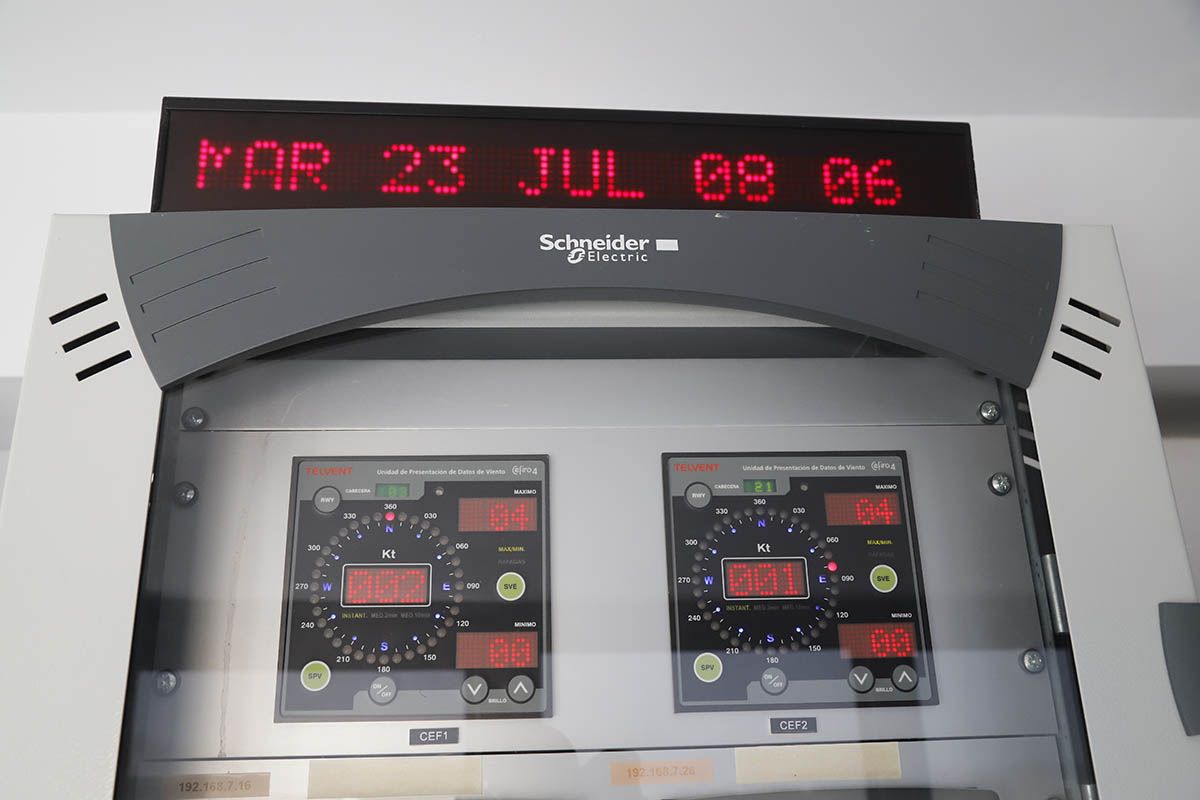 Las instalaciones de la AEMET en el aeropuerto de Córdoba