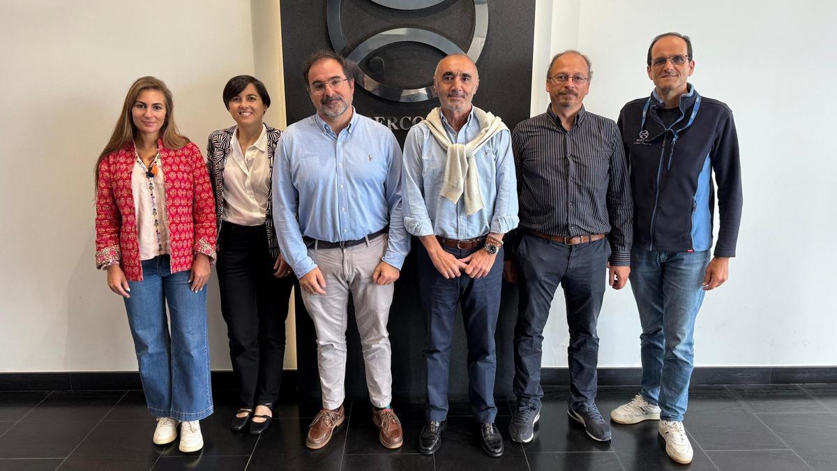 Vilma Agra, María Domínguez, Jose Miguel Rivero, Juanjo De la Cerda, Xosé Ramón Vázquez, y Javier Arán