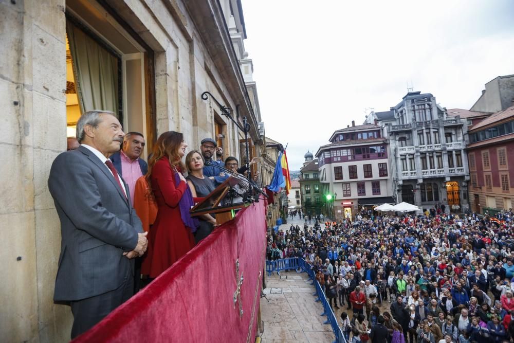 Pregón y chupinazo de las fiestas de San Mateo de Oviedo