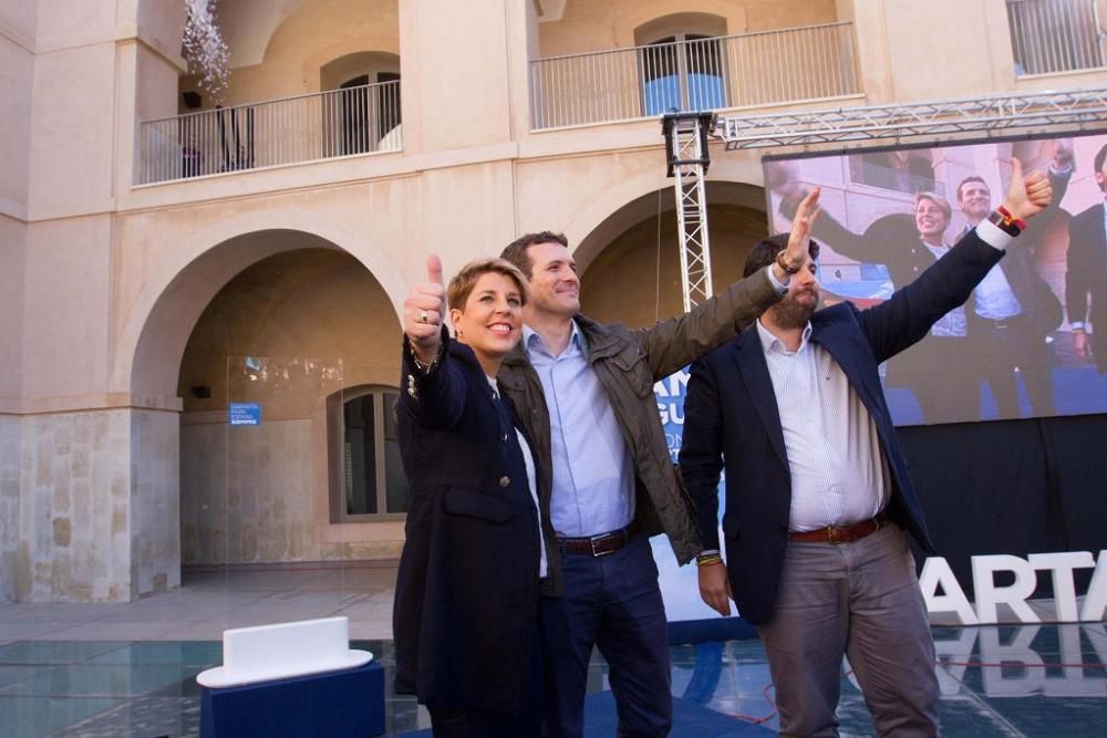 Acto de presentación de Noelia Arroyo como candidata a la alcaldía de Cartagena