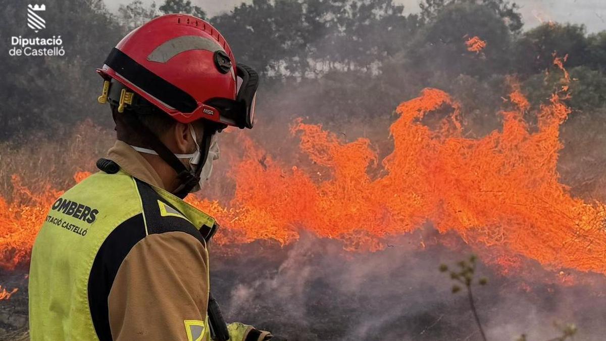 Imagen de archivo de un reciente incendio en la proivncia.