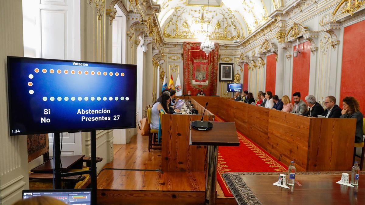 Pleno de Las Palmas de Gran Canaria sobre la ley de amnistía