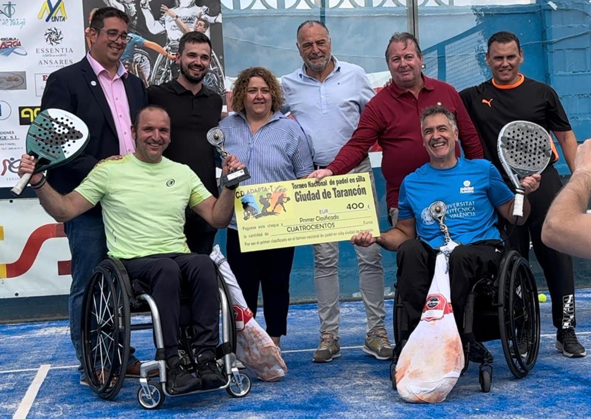 Los integrantes del equipo de padel en silla UPV In han protagonizado el primer torneo nacional de la temporada.