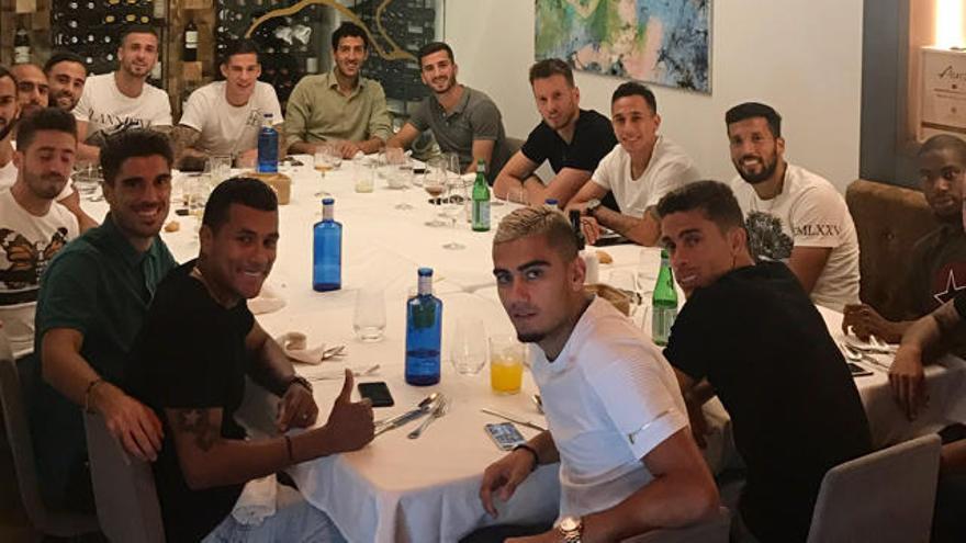 El menú de la primera comida del Valencia CF