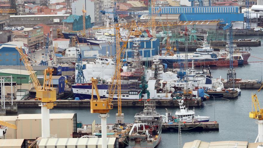 El naval de la provincia de Pontevedra capta solo 4 de los 81 millones del Perte