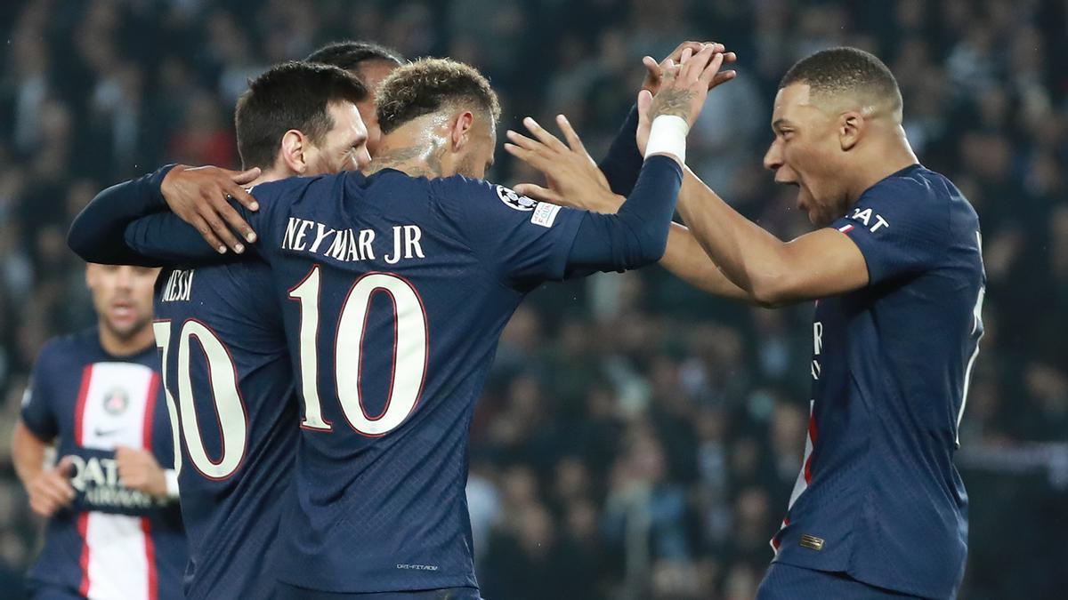 Neymar, Messi i Mbappé