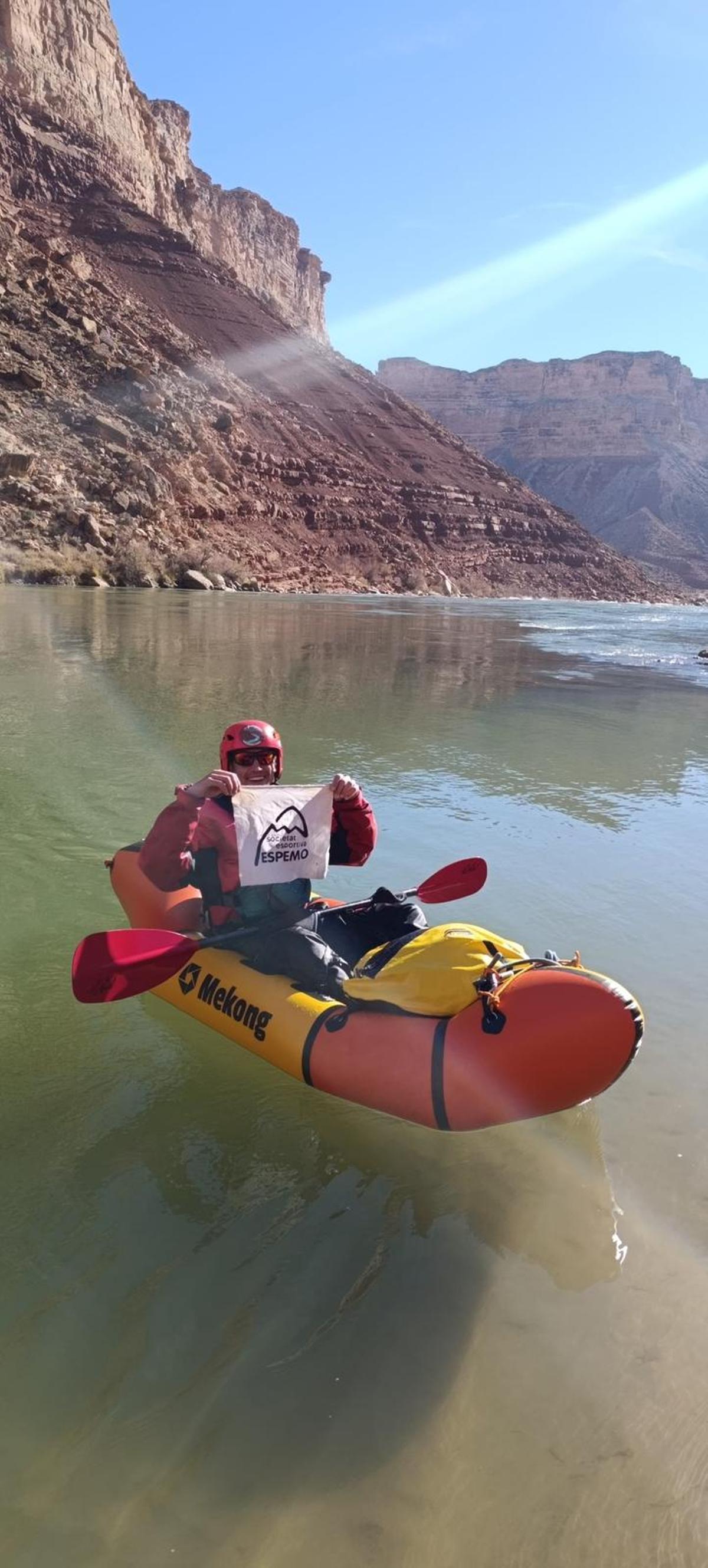 David Fabregat, de Morella, en la expedición.