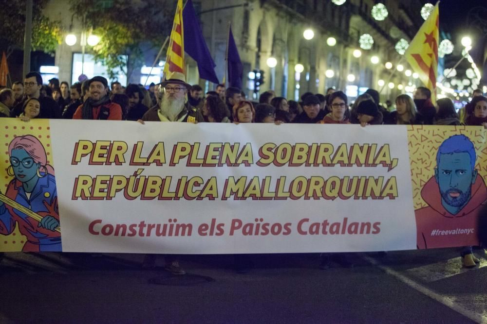 Protest Unabhängigkeit Mallorca
