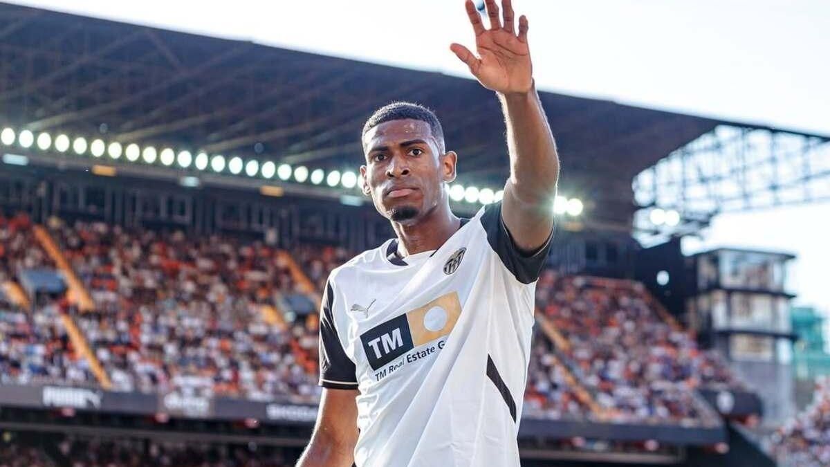 Mosquera con el Valencia