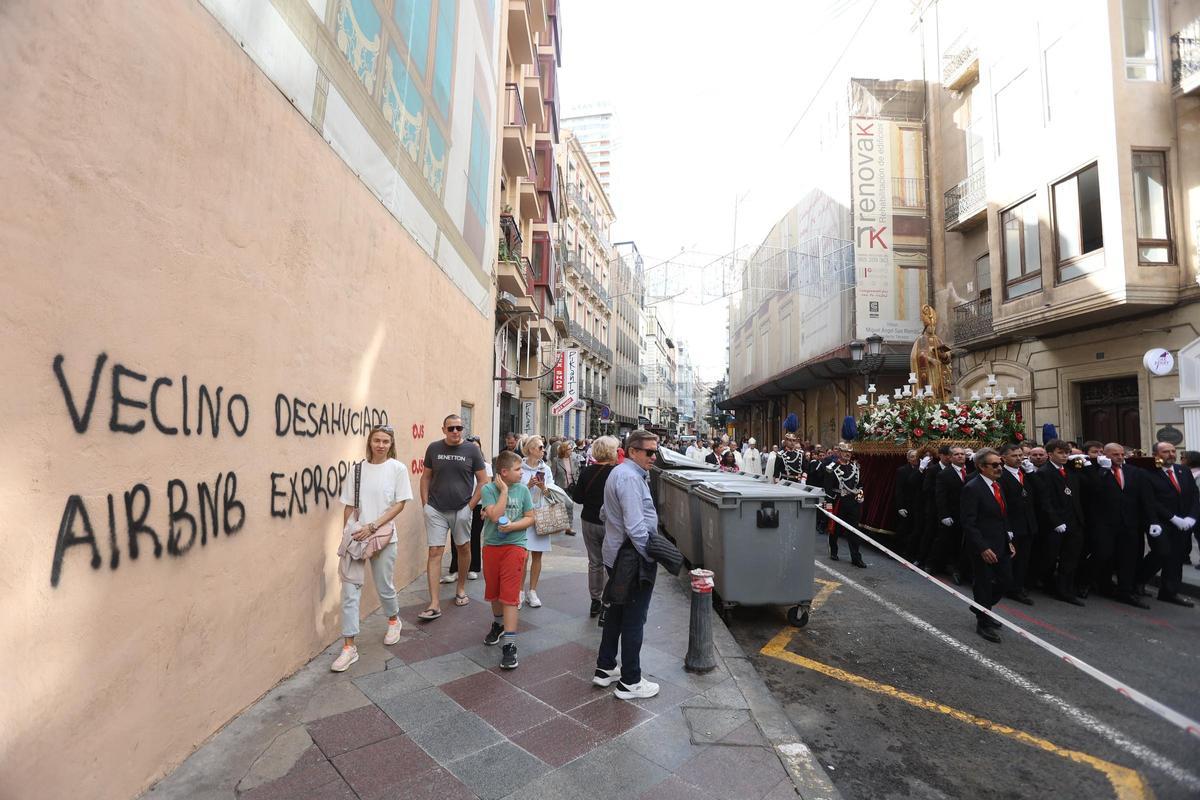 Procesión en Alicante en honor a su patrón, San Nicolás