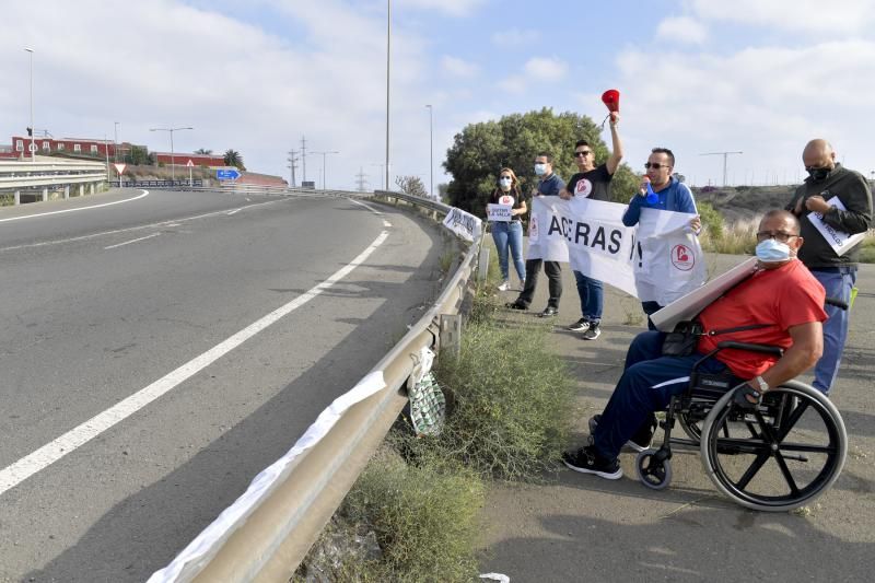 Manifestación de vecinos de Almatriche