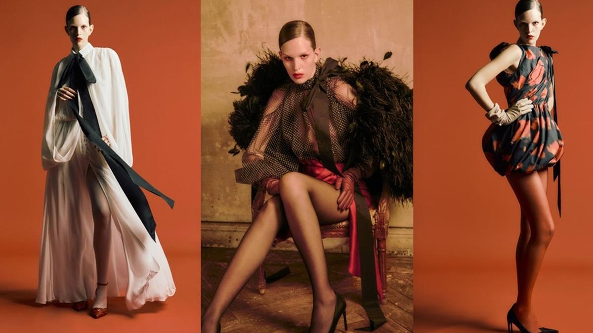 Creaciones de la nueva colección para mujer 'Cocoon' del diseñador cordobés Palomo Spain.