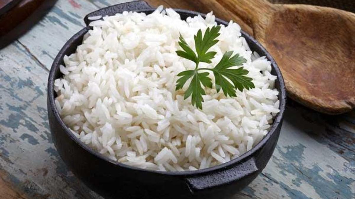 Una ración de arroz.