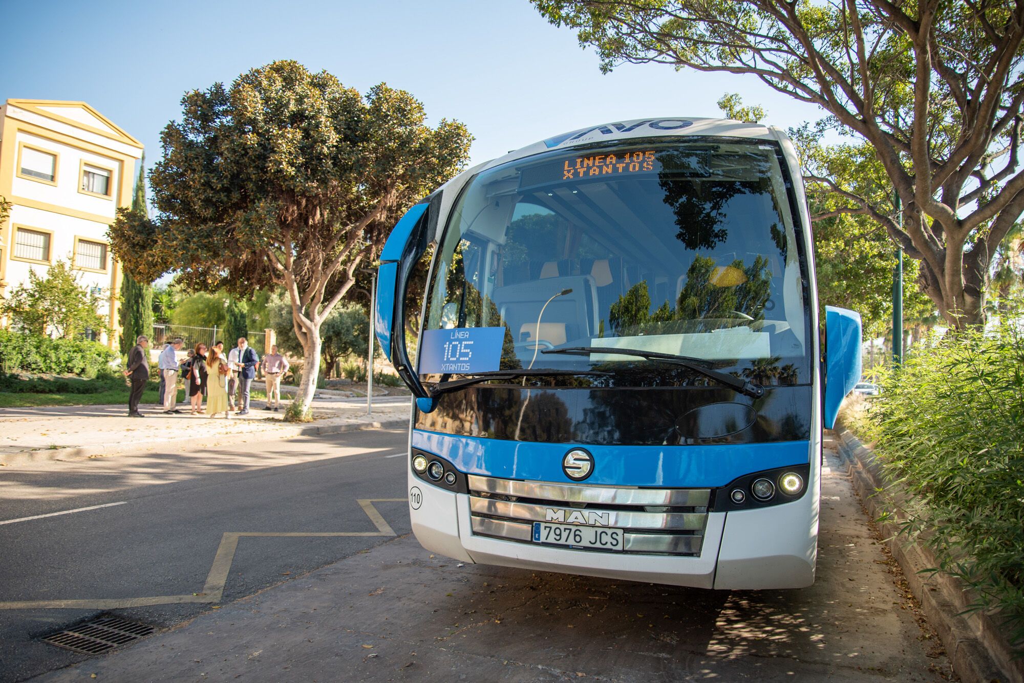 Ruta con la Línea 105 Xtantos
