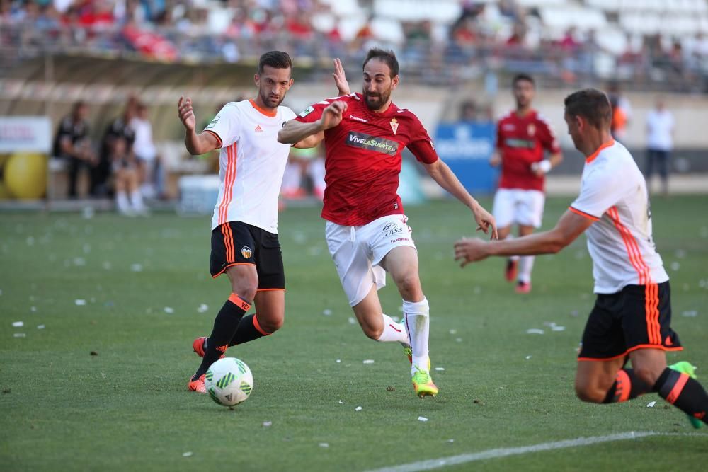 Real Murcia - Valencia Mestalla, en imágenes