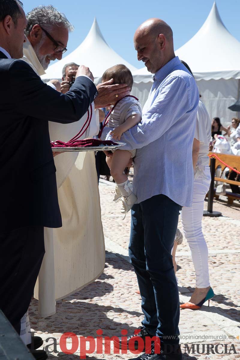 Imposición de nuevos hermanos cofrades de la Vera Cruz de Caravaca