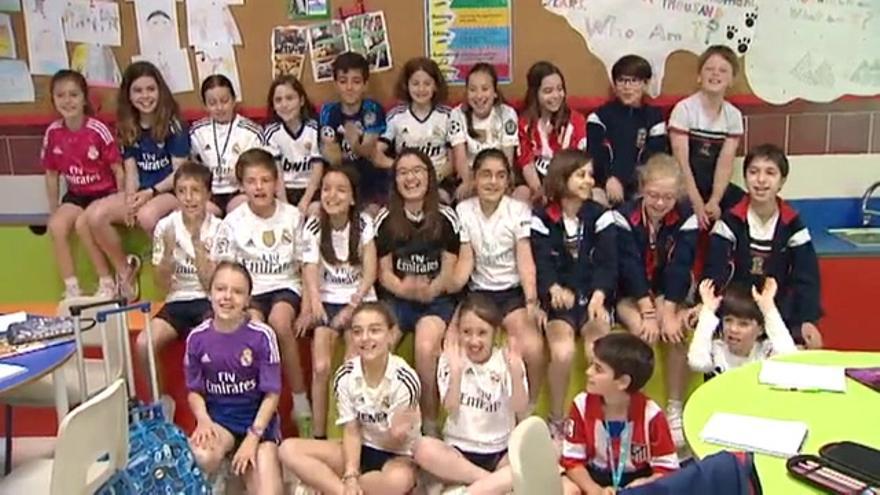 VÍDEO / Los colegios de Madrid, divididos antes de la final de Milán