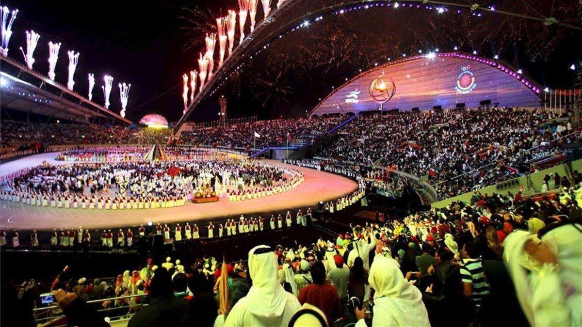 El estadio Khalifa de Doha, durante la inauguración de los Juegos Asiáticos de 2006