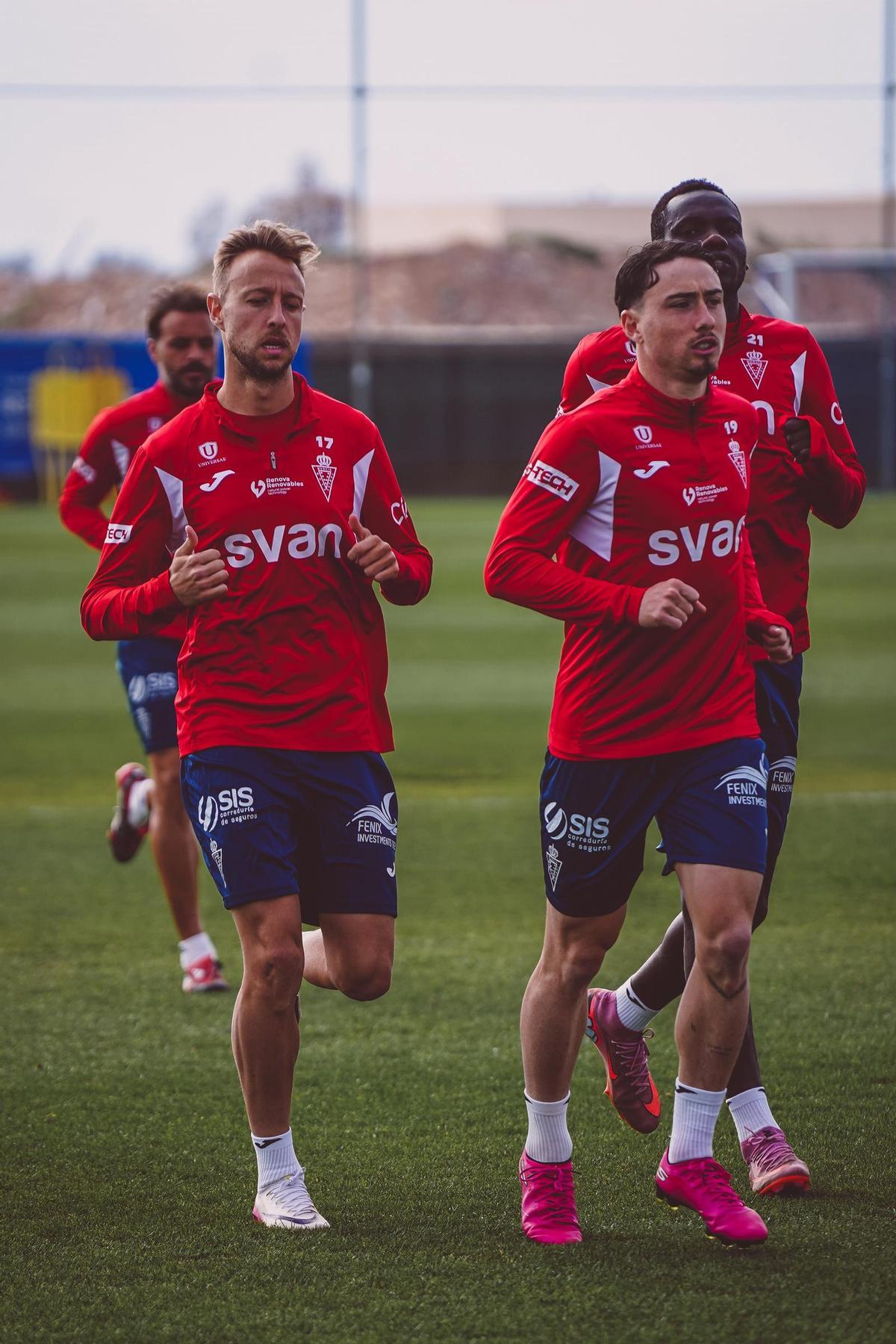Víctor Narro y Jorquera en un entrenamiento.