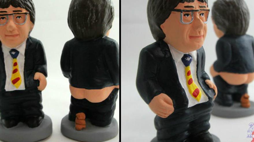 El president Puigdemont ja té el seu propi caganer