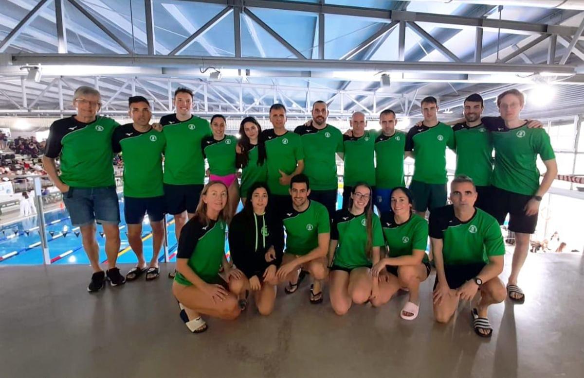 Los y las másters del NiE Gandia en el campeonato de la Comunitat Valenciana