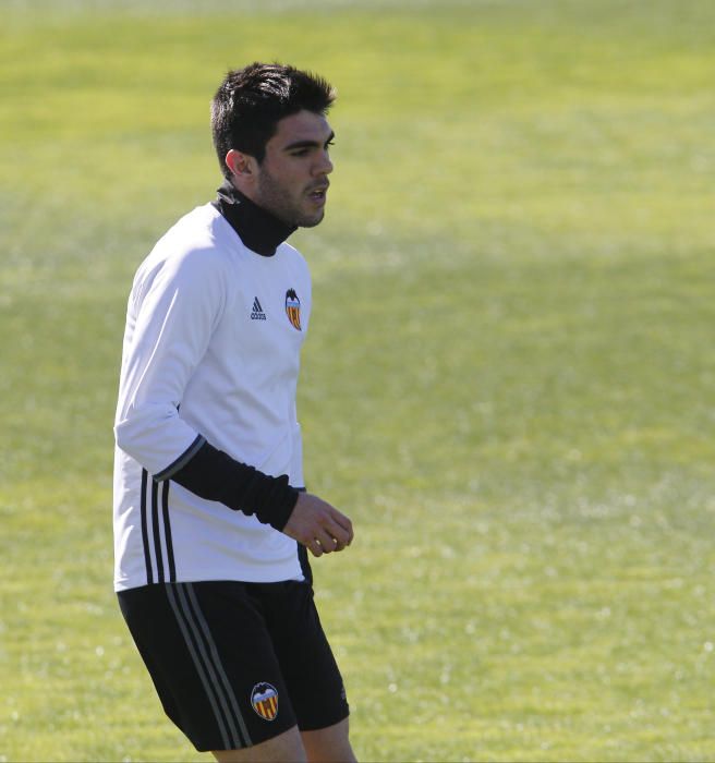 El entrenamiento del Valencia CF, en imágenes