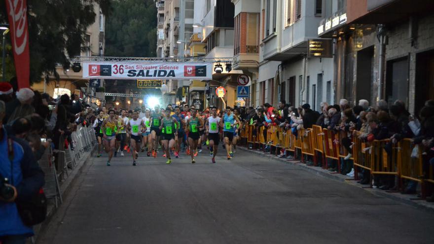 Imagen de la salida de la San Silvestre de Elda la pasada edición.