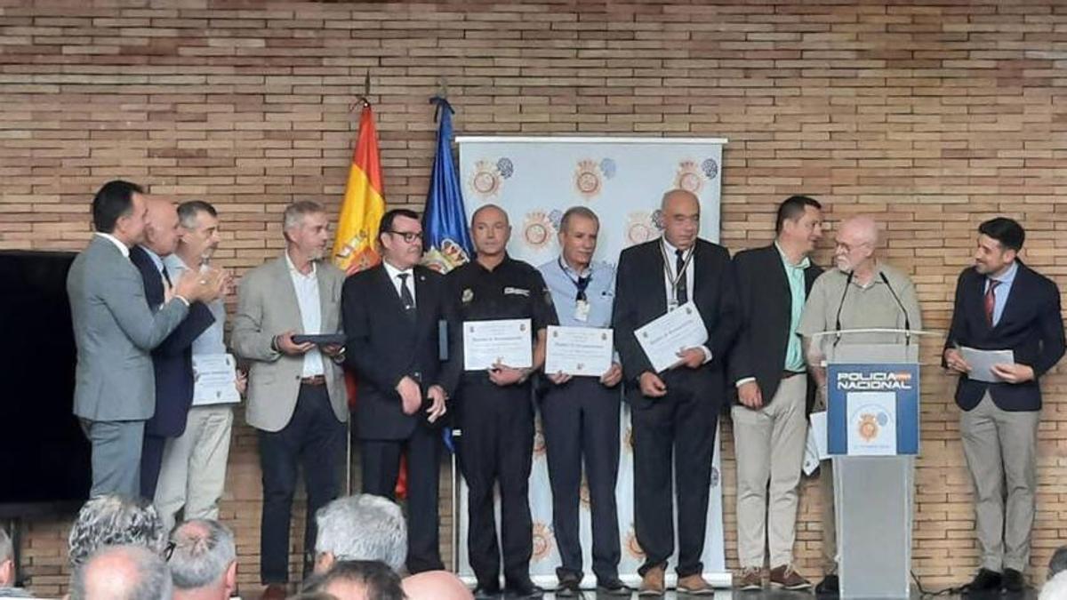 Entrega de distinciones.