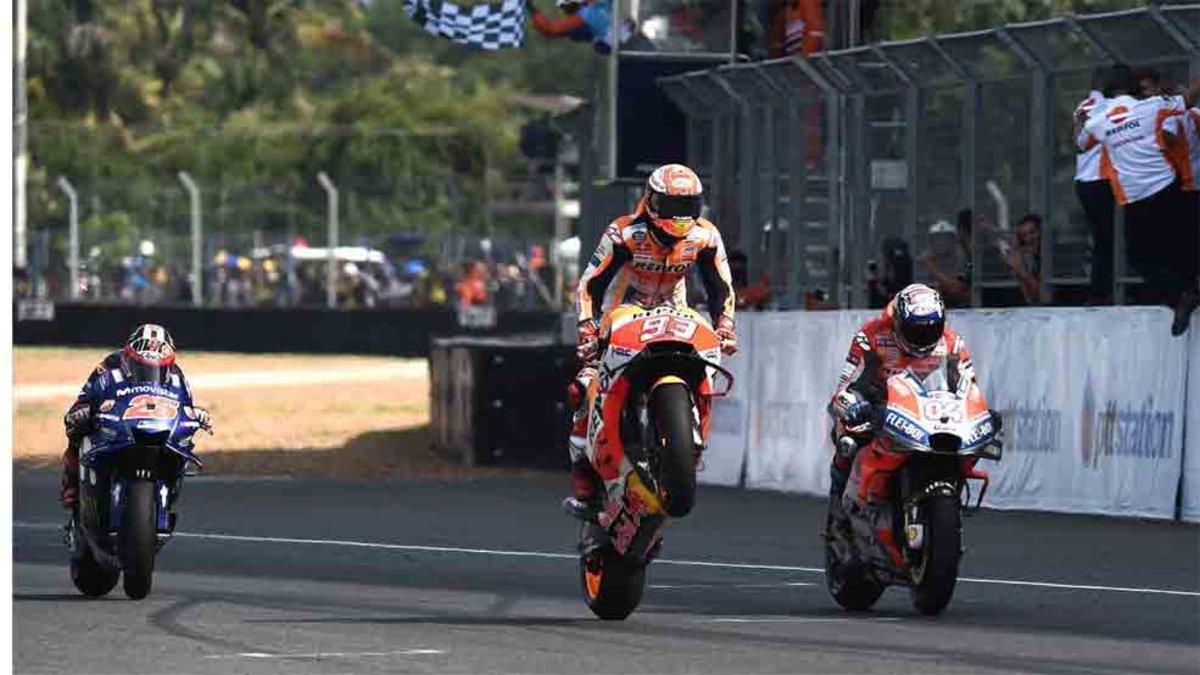 Marc Márqquez consiguió otra victoria en el Mundial de MotoGP