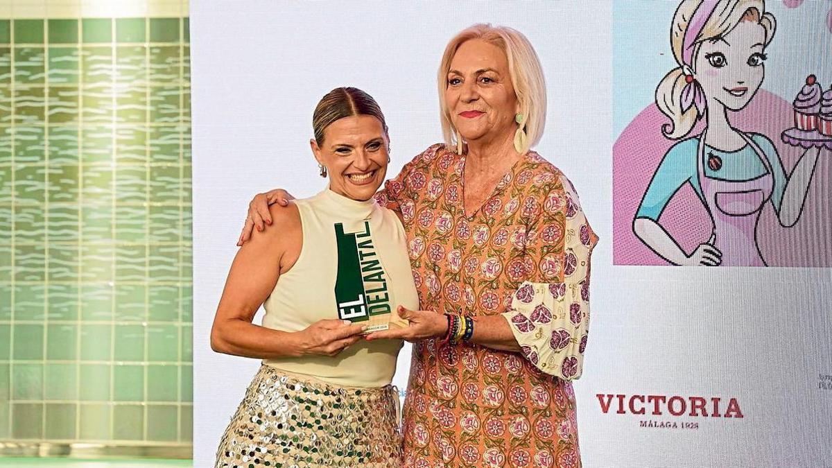 Noelia Lara Rubio, propietaria de Las delicias de mi Noe, junto a Leonor García-Agua, directora de Sabor a Málaga.