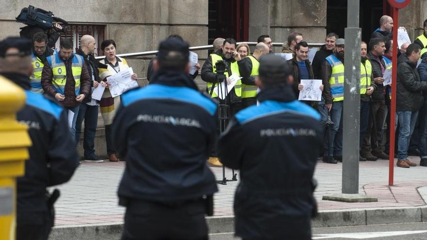 Policía Local en Ourense