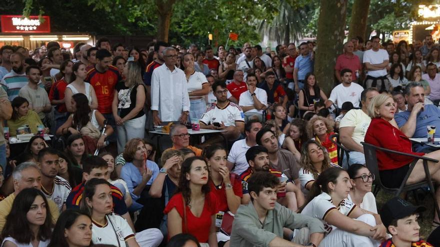Así se vivió el partido entre España y Bélgica