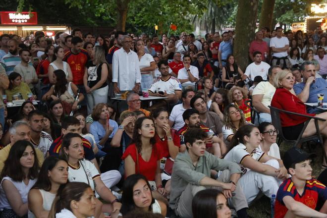 Así se vivió el partido entre España y Bélgica