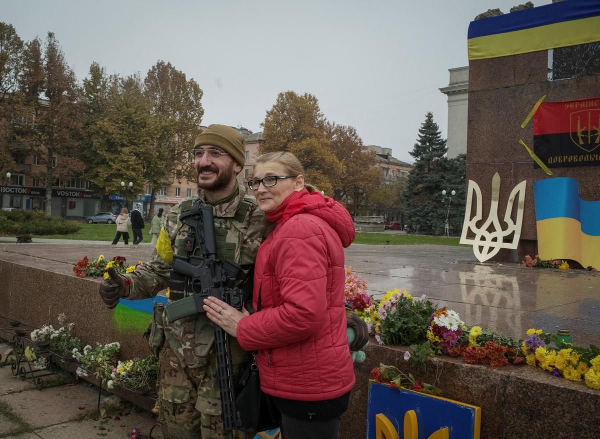 El Ejército de Ucrania entra en Jersón