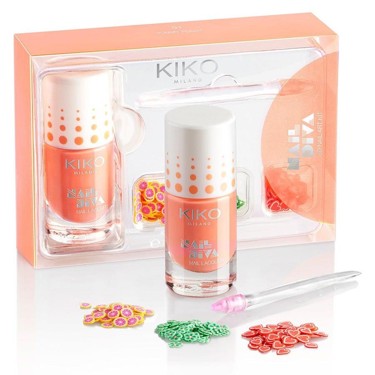 Set Nail art Yummy Peach de Kiko Cosmetics