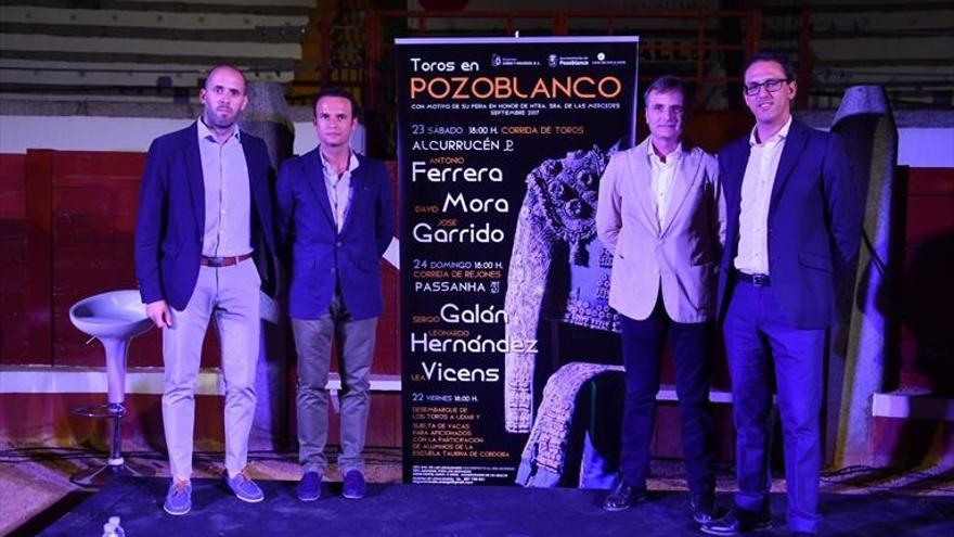 Ferrera, Mora y Garrido encabezan el cartel de feria de Pozoblanco