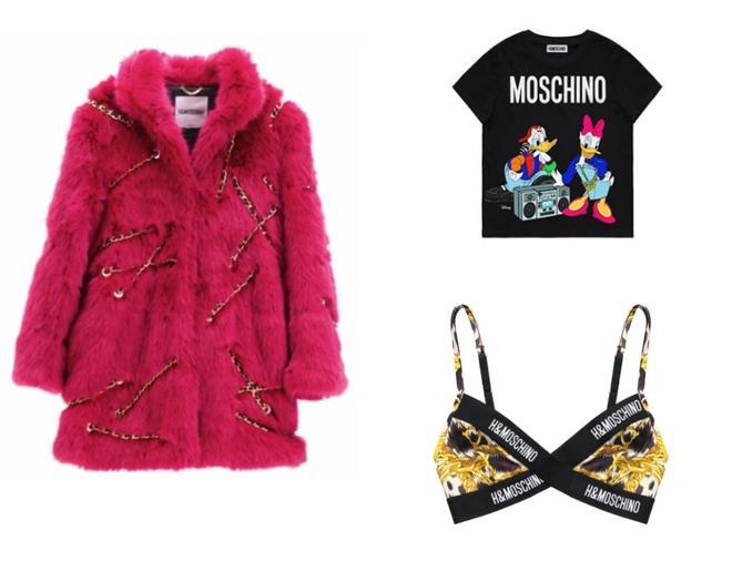 Prendas de la colección #HMOSCHINO