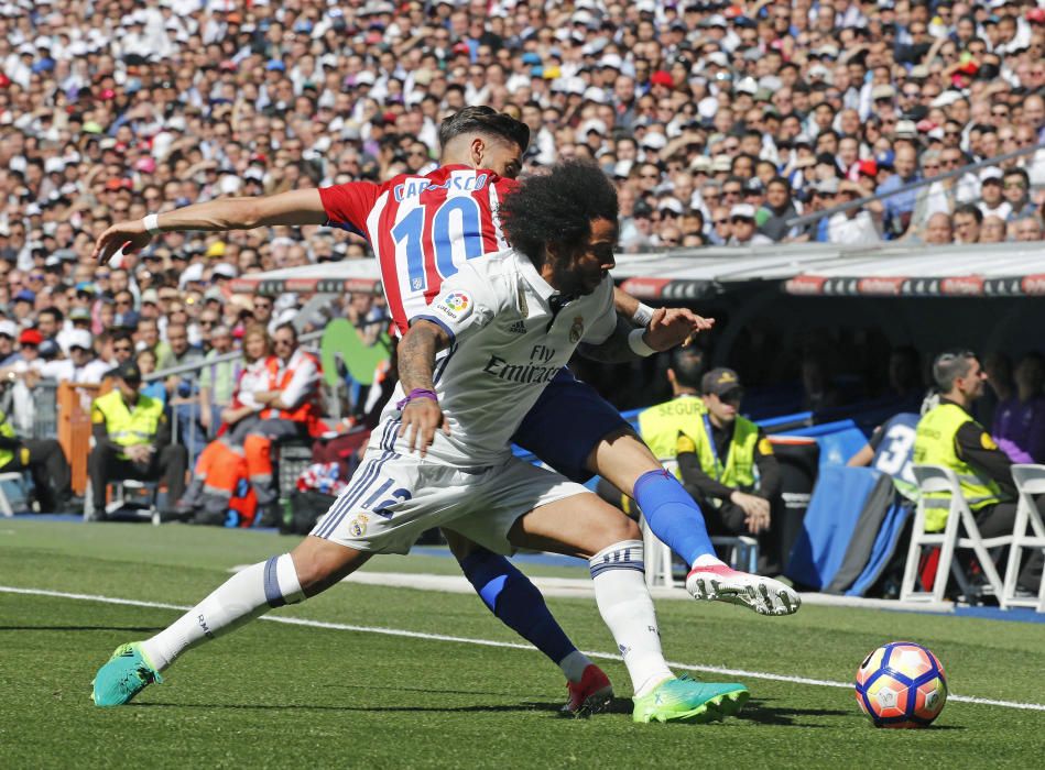 Imágenes del partido entre Real Madrid y Atlético.